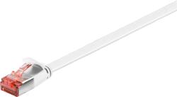 Goobay U/FTP CAT6 Lapos Patch Kábel - 15 m, Fehér