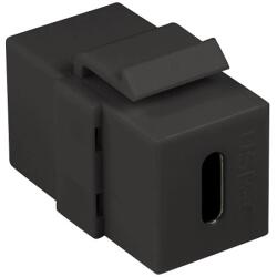 LogiLink Keystone Coupler USB 3.1 Type C, F/F, black (NK0032)
