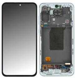 Samsung GH82-34305B Gyári Samsung Galaxy A55 OLED kijelző érintővel világoskék kerettel, előlap (Ice Blue) (GH82-34305B)