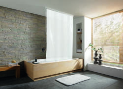 Kleine Wolke Duschrollo zuhanyroló kazetta nélkül 240x128 cm fehér 3321109747 (3321109747)