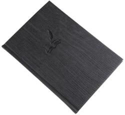 REALSYSTEM Vendégkönyv REALSYSTEM Fashion A/4 144 lapos sima grafit (5200-03) - tonerpiac