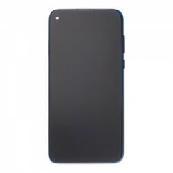 Motorola Moto G8 Power előlap keret, lcd kijelző és érintőpanel, kék (OEM)
