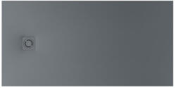 Roca Terra-N Stonex zuhanytálca 160x90 cm csúszásgátló felülettel és lefolyóval, palaszürke APA0164038401200 (APA0164038401200)