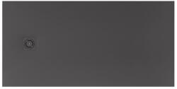 Roca Terran-N Stonex zuhanytálca 160x90 cm csúszásgátló felülettel és lefolyóval, onyx APA0164038401640 (APA0164038401640)