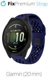 FixPremium - Univerzális szilikonszíj Garminhoz (20mm), kék