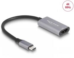 Delock Adaptor USB type C la HDMI (DP Alt Mode) 4K60Hz cu HDR/HDCP, Delock 60020 (60020)