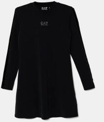 EA7 Emporio Armani gyerek ruha fekete, mini, harang alakú, 6DFA02 FJZBZ - fekete 170