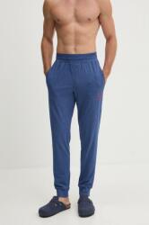 HUGO BOSS nadrág otthoni viseletre sima, 50525246 - kék M