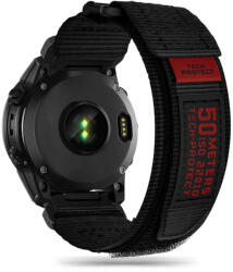Tech-Protect Garmin Fenix ? 3 / 5X / 3HR / 5X Plus / 6X / 6X Pro / 7X Szíj - Tech-Protect Scout Pro - Fekete (WR-172325)