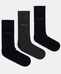 Calvin Klein zokni 3 pár sötétkék, férfi, 701226014 - sötétkék Univerzális méret - answear - 6 890 Ft
