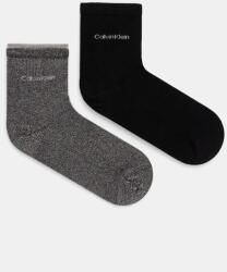 Calvin Klein zokni 2 pár fekete, női, 701229452 - fekete Univerzális méret