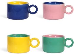 &k amsterdam bögre készlet Mug Chiquito 200 ml 4 db - többszínű Univerzális méret