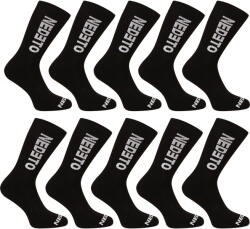 Nedeto 10PACK șosete Nedeto înalte negre (10NDTP001-brand) L (173684)