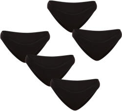 Nedeto 5PACK chiloți damă Nedeto negri (5NK001) M (177463)