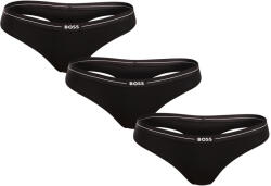 BOSS 3PACK tanga damă BOSS negri (50510030 001) M (180005)