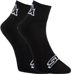 Styx Șosete Styx scurte negre cu logo alb (HK960) S (159214)