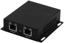 Nestron PSE-EG102 2 portos gigabit ethernet PoE extender; 30 W; max. 250 méter; túlfeszültség védelem; IP30 (PSE-EG102)