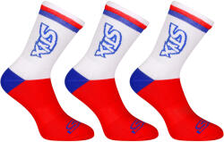 Styx 3PACK șosete Styx high red tricolour (3HV10444) M (178986)