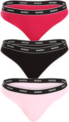 HUGO 3PACK tanga damă HUGO multicolor (50480150 981) XXL (174631)