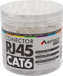 ASYTECH Networking Mufa RJ-45 UTP Cat. 6 (100 buc) RJ45-CAT6-JAR (RJ45-CAT6-JAR)