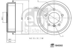 Febi Bilstein Tambur frana FEBI BILSTEIN 184060 - centralcar