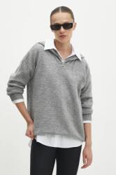 ANSWEAR gyapjú pulóver könnyű, szürke, garbónyakú - szürke S/M - answear - 8 890 Ft