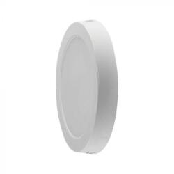 V-TAC PRO felületre szerelhető, műanyag, kerek LED panel 12W, hideg fehér - SKU 78751 (78751)