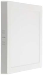 V-TAC PRO felületre szerelhető, műanyag, szögletes LED panel 12W, meleg fehér - SKU 104951 (104951)