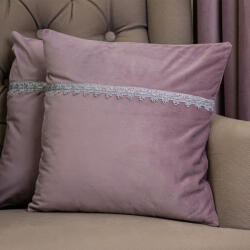 Hiko Set doua perne decorative cu fata detasabila Hiko COMFY catifea roz pudra (100000238)