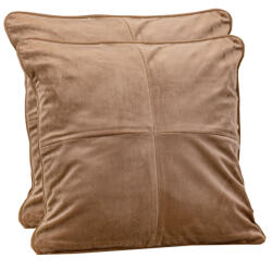 Hiko Set doua perne decorative cu fata detasabila, Hiko COMFY catifea bej (100000242)