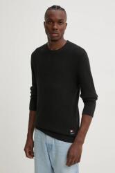 Tommy Hilfiger pulóver könnyű, férfi, fekete, DM0DM19438 - fekete L