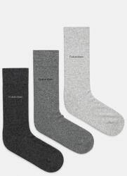 Calvin Klein zokni 3 pár szürke, férfi, 701226014 - szürke Univerzális méret