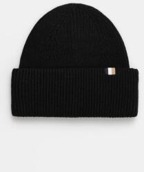 BOSS sapka gyapjú keverékből - fekete Univerzális méret - answear - 21 990 Ft