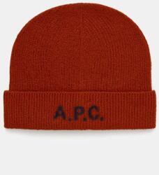 APC A. P. C. gyapjú sapka bonnet harry barna, gyapjú, WVBDK. M25085 - barna M