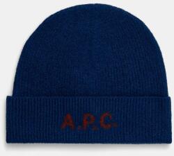 APC A. P. C. gyapjú sapka bonnet harry sötétkék, gyapjú, WVBDK. M25085 - sötétkék S