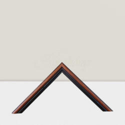 Keretshop 1, 4 cm szuvas rozsdabarna fekete csíkkal EGYEDI MÉRETBEN 79/1 (KS908322)