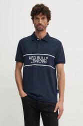 Red Bull Racing x Pepe Jeans poló sötétkék, férfi, nyomott mintás, RM540004 - sötétkék M