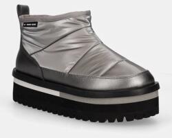 Tommy Jeans hócipő TJW NYLON FLATFORM BOOT WL szürke, EN0EN02689 - szürke Női 39