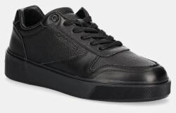 Calvin Klein bőr sportcipő LOW TOP LACE UP BSKT LTH fekete, HM0HM01624 - fekete Férfi 43