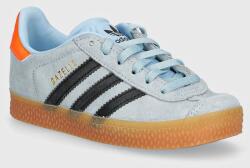 adidas Originals gyerek velúr sportcipő GAZELLE C ID6554 - kék 31.5