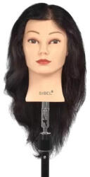 Sibel Mei-Ling babafej humán hajjal, 35-45 cm - hajpatika