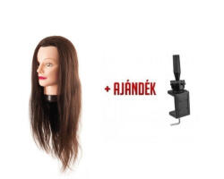 Eurostil babafej humán hajjal, 55-60 cm + AJÁNDÉK TARTÓ