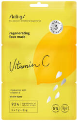 Kili. g regeneráló arcmaszk C-vitaminnal, 3x7 g - hajpatika