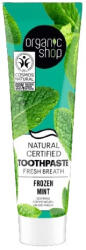 Organic Shop Frozen mint minősített fogkrém mentával, 100 g