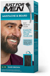 Just for Men szakáll és bajusz színező, sötétbarna M-45 - hajpatika