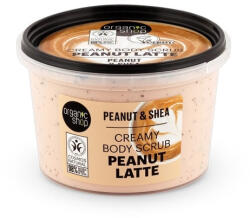 Organic Shop Peanut Latte krémes testradír mogyoróval és shea vajjal, 250 ml - hajpatika