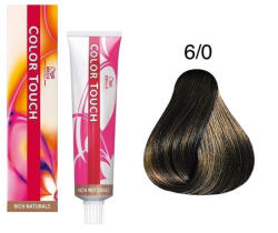 Wella Professionals Color Touch tartós hajszínező 6/0 - hajpatika