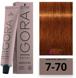 Schwarzkopf Igora Royal Absolutes hajfesték, 7-70 - hajpatika