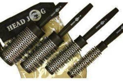 Head Jog hőtárolós körkefe csomag 4 db, fekete-ezüst - hajpatika