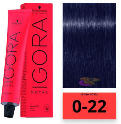 Schwarzkopf Igora Royal hajfesték 0-22 - hajpatika